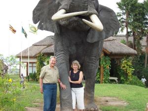Carl and Ruby in front of Mweya Lodge at QE.jpg