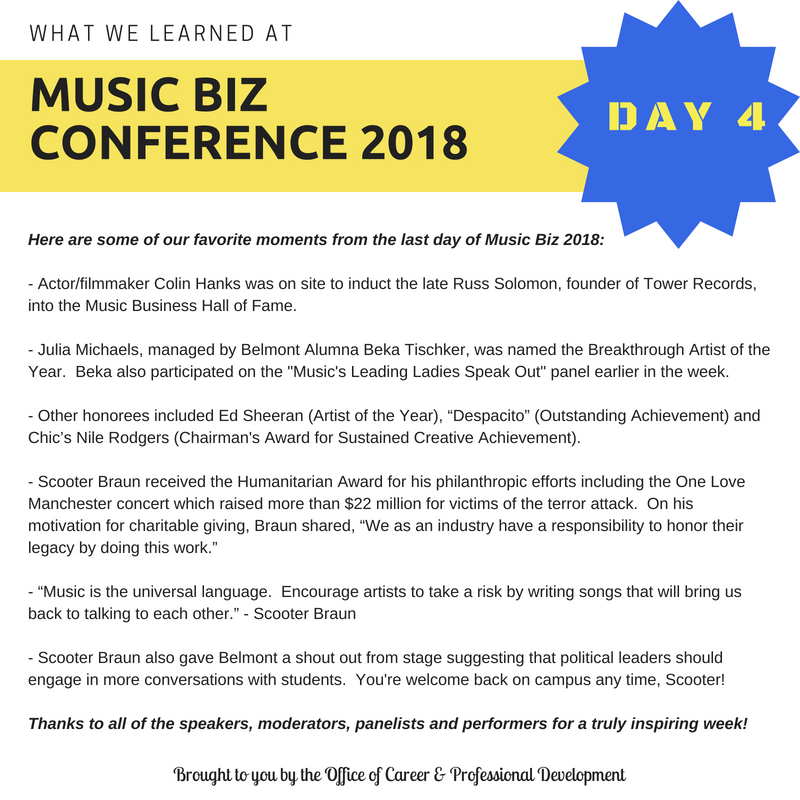 Music Biz Conference Recap Day 4 Announcements