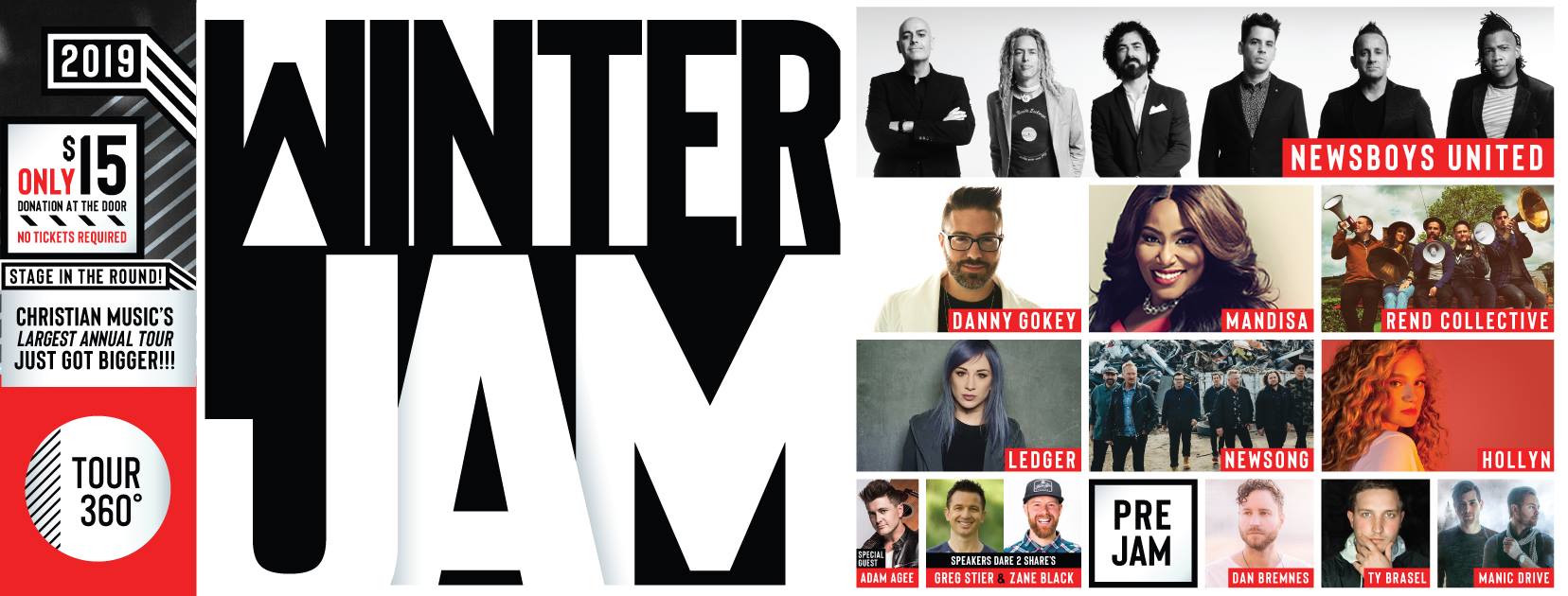 Winter Jam Volunteers Needed Bridgestone Arena March 8 Announcements